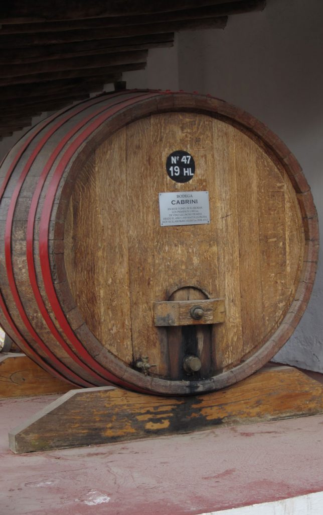 Large wine barrel from west coast Canadian Wineries